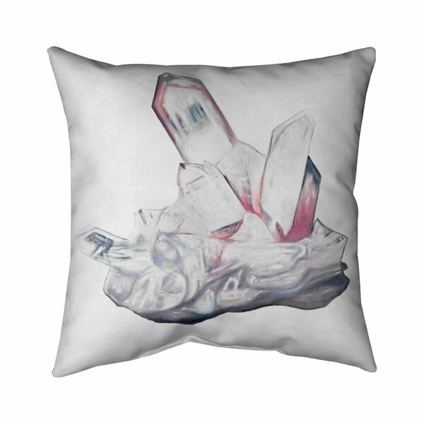 Fondo 20 x 20 in. Clear Quartz Cristal-Double Sided Print Indoor Pillow FO2774062